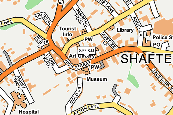 SP7 8JJ map - OS OpenMap – Local (Ordnance Survey)
