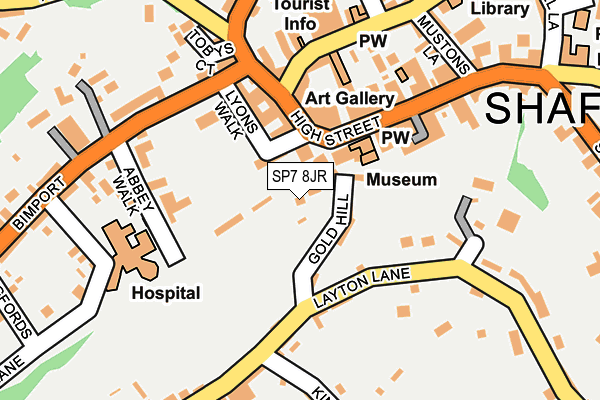 SP7 8JR map - OS OpenMap – Local (Ordnance Survey)