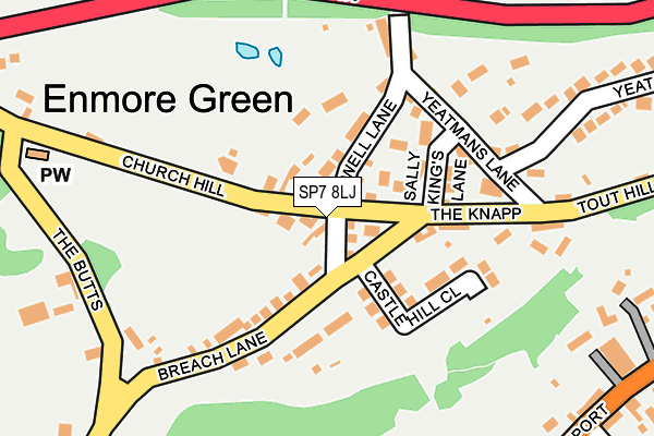 SP7 8LJ map - OS OpenMap – Local (Ordnance Survey)