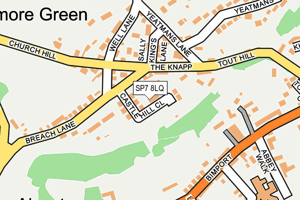 SP7 8LQ map - OS OpenMap – Local (Ordnance Survey)
