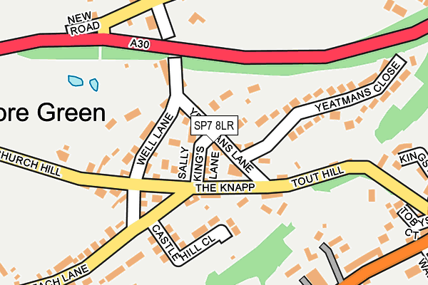 SP7 8LR map - OS OpenMap – Local (Ordnance Survey)