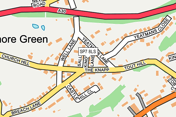 SP7 8LS map - OS OpenMap – Local (Ordnance Survey)