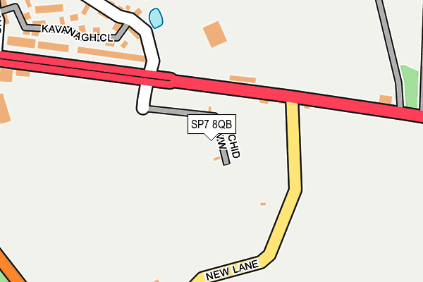 SP7 8QB map - OS OpenMap – Local (Ordnance Survey)