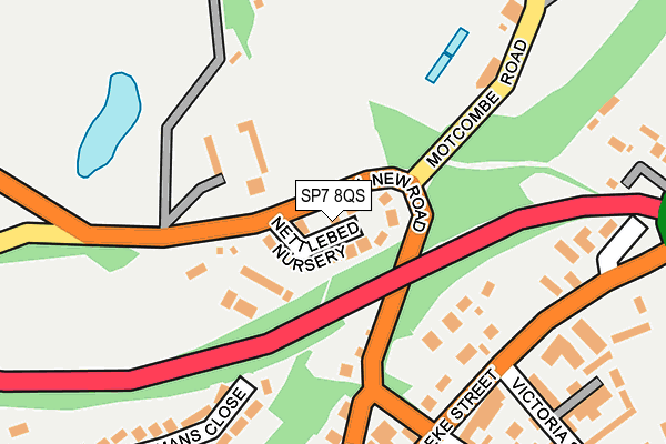 SP7 8QS map - OS OpenMap – Local (Ordnance Survey)