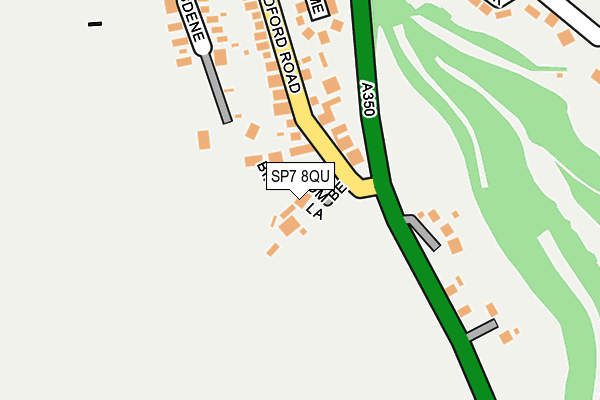 SP7 8QU map - OS OpenMap – Local (Ordnance Survey)