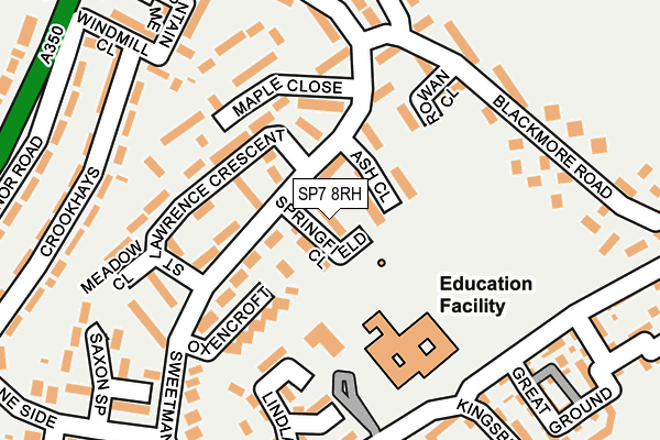 SP7 8RH map - OS OpenMap – Local (Ordnance Survey)