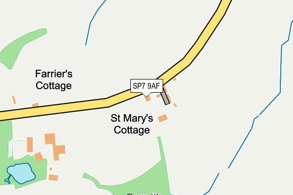 SP7 9AF map - OS OpenMap – Local (Ordnance Survey)