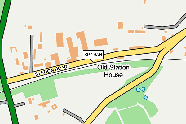 SP7 9AH map - OS OpenMap – Local (Ordnance Survey)