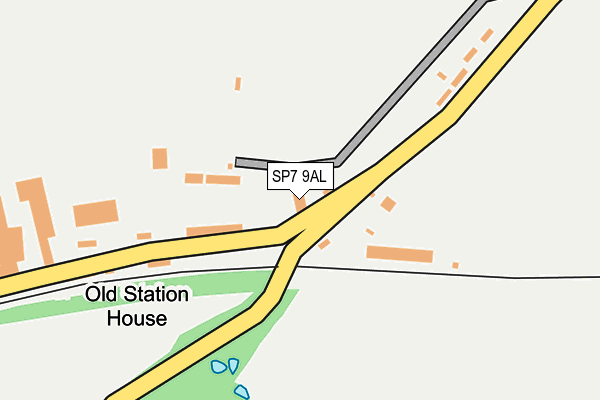 SP7 9AL map - OS OpenMap – Local (Ordnance Survey)