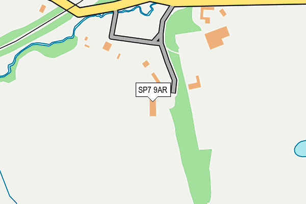 SP7 9AR map - OS OpenMap – Local (Ordnance Survey)