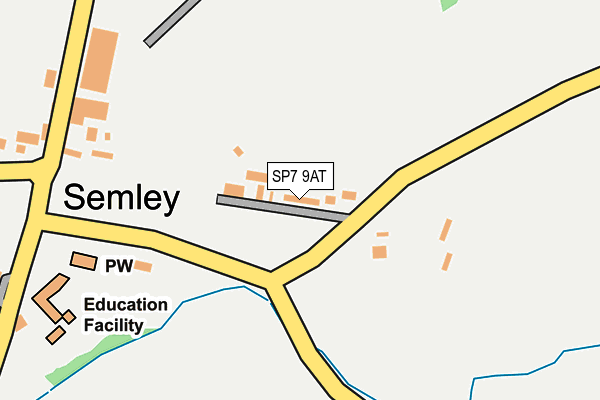 SP7 9AT map - OS OpenMap – Local (Ordnance Survey)