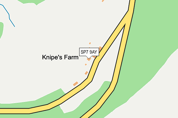 SP7 9AY map - OS OpenMap – Local (Ordnance Survey)