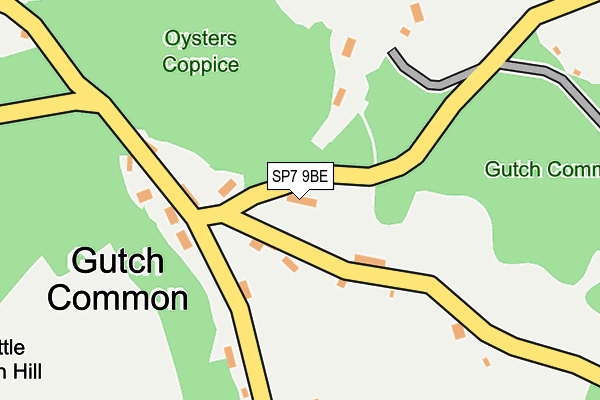 SP7 9BE map - OS OpenMap – Local (Ordnance Survey)