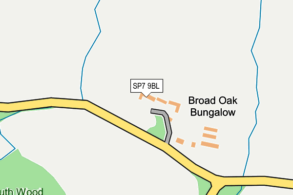 SP7 9BL map - OS OpenMap – Local (Ordnance Survey)