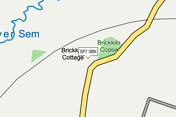 SP7 9BN map - OS OpenMap – Local (Ordnance Survey)