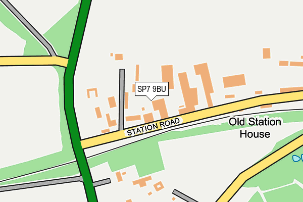 SP7 9BU map - OS OpenMap – Local (Ordnance Survey)