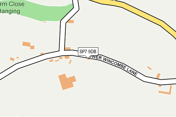 SP7 9DB map - OS OpenMap – Local (Ordnance Survey)