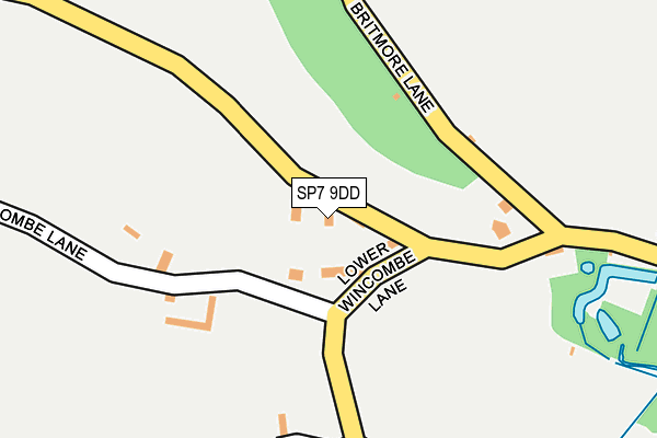 SP7 9DD map - OS OpenMap – Local (Ordnance Survey)