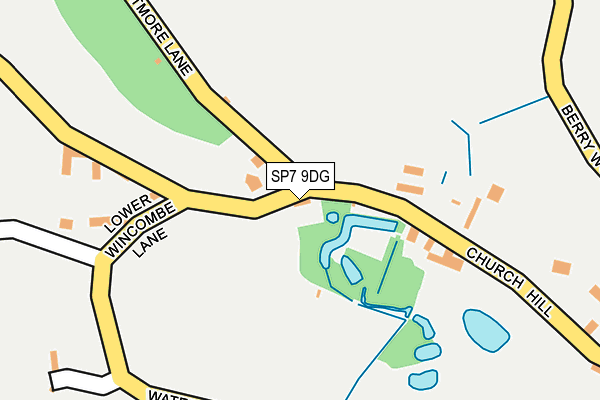 SP7 9DG map - OS OpenMap – Local (Ordnance Survey)