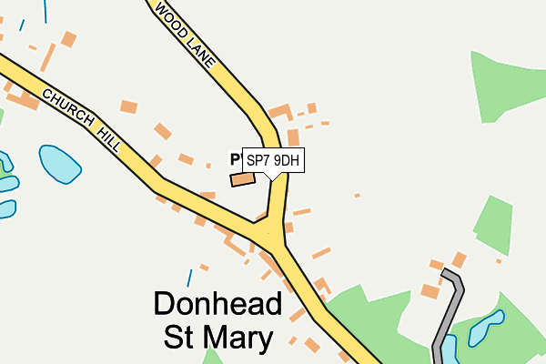 SP7 9DH map - OS OpenMap – Local (Ordnance Survey)