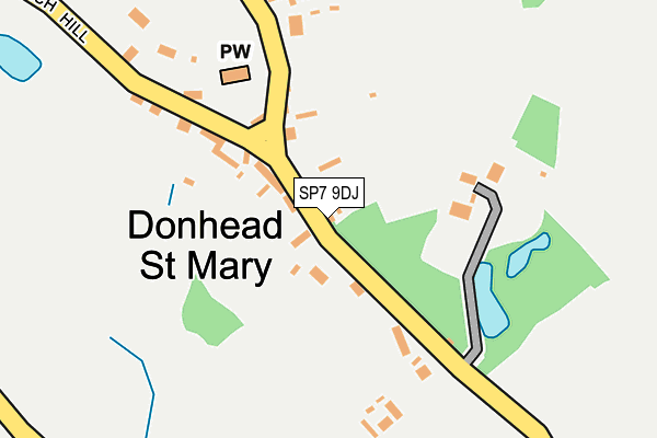 SP7 9DJ map - OS OpenMap – Local (Ordnance Survey)