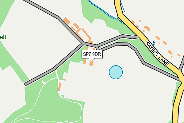 SP7 9DR map - OS OpenMap – Local (Ordnance Survey)