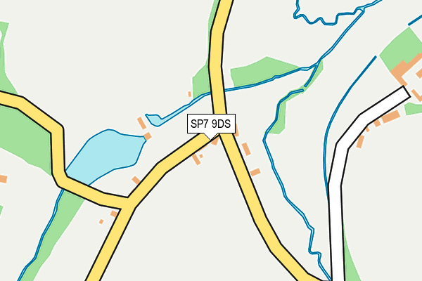 SP7 9DS map - OS OpenMap – Local (Ordnance Survey)