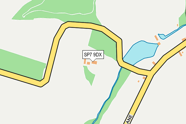 SP7 9DX map - OS OpenMap – Local (Ordnance Survey)