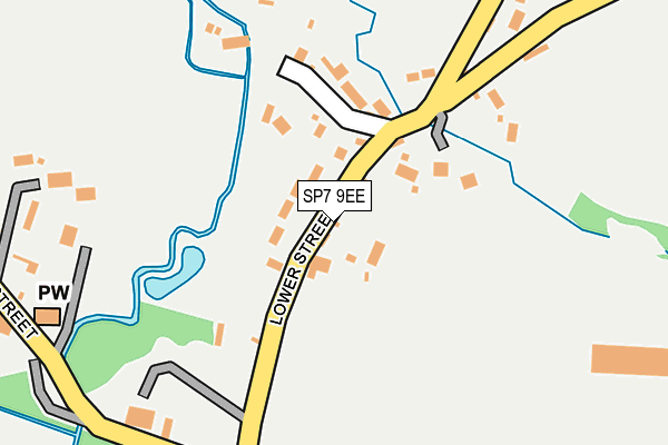 SP7 9EE map - OS OpenMap – Local (Ordnance Survey)