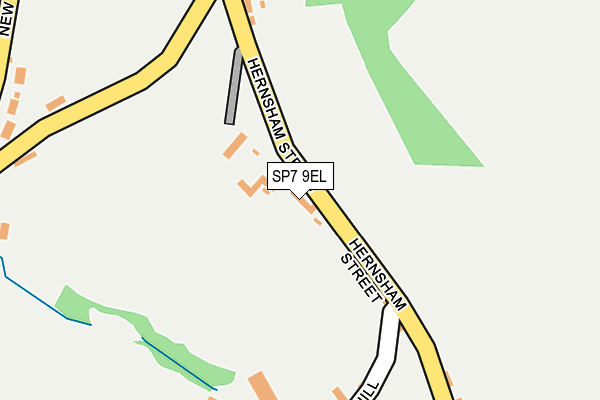 SP7 9EL map - OS OpenMap – Local (Ordnance Survey)