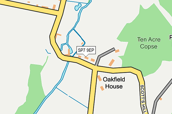 SP7 9EP map - OS OpenMap – Local (Ordnance Survey)