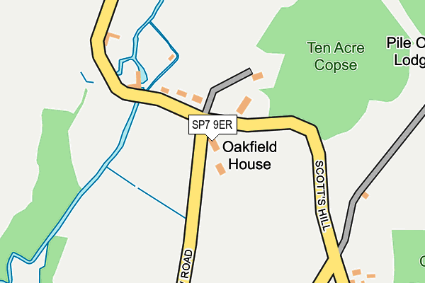 SP7 9ER map - OS OpenMap – Local (Ordnance Survey)