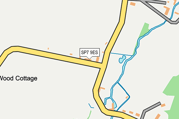 SP7 9ES map - OS OpenMap – Local (Ordnance Survey)