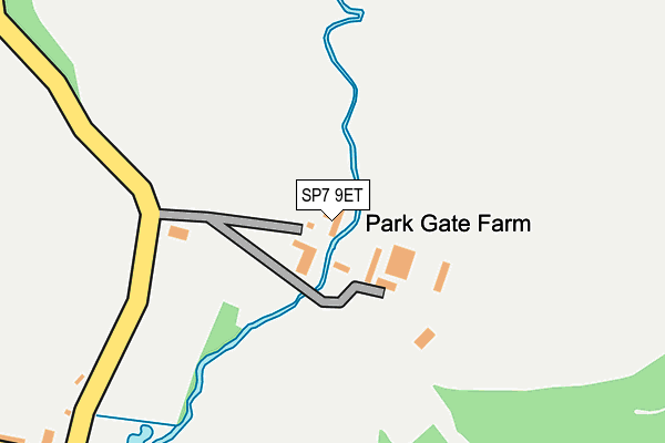 SP7 9ET map - OS OpenMap – Local (Ordnance Survey)