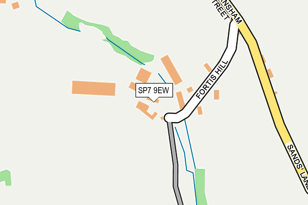 SP7 9EW map - OS OpenMap – Local (Ordnance Survey)