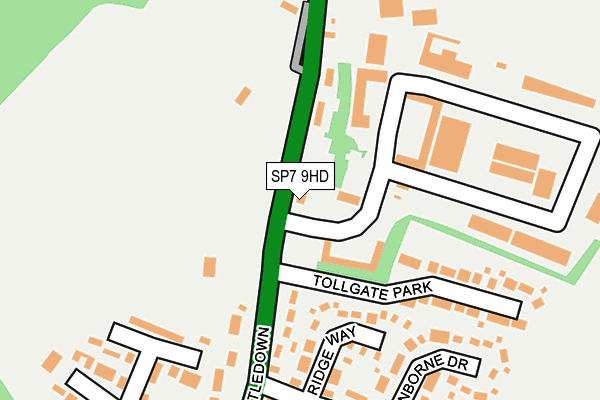 SP7 9HD map - OS OpenMap – Local (Ordnance Survey)