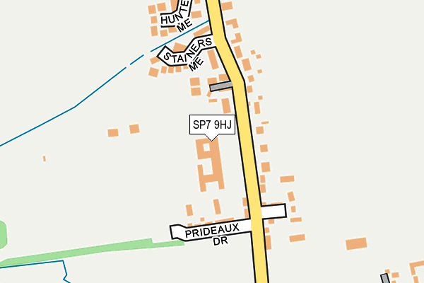 SP7 9HJ map - OS OpenMap – Local (Ordnance Survey)