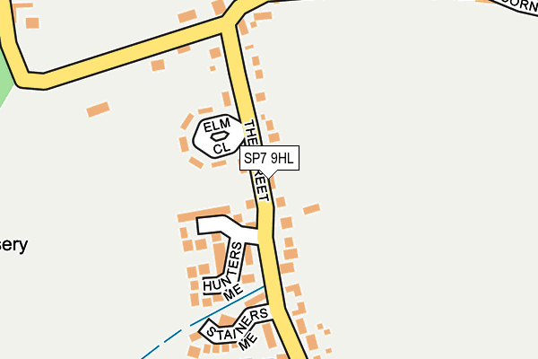 SP7 9HL map - OS OpenMap – Local (Ordnance Survey)