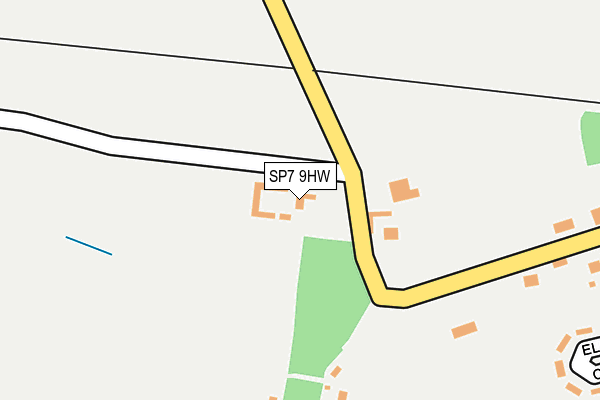 SP7 9HW map - OS OpenMap – Local (Ordnance Survey)