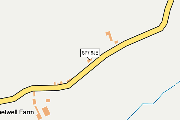 SP7 9JE map - OS OpenMap – Local (Ordnance Survey)