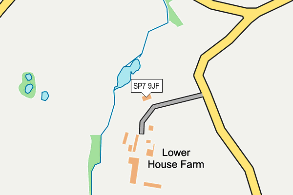 SP7 9JF map - OS OpenMap – Local (Ordnance Survey)