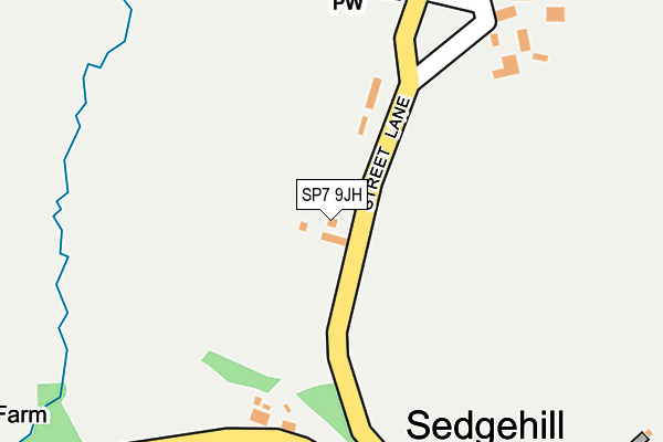 SP7 9JH map - OS OpenMap – Local (Ordnance Survey)