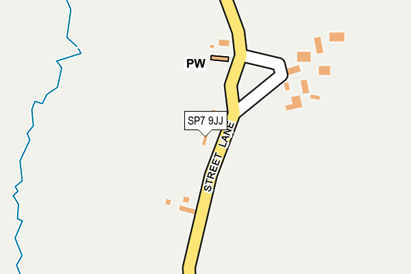 SP7 9JJ map - OS OpenMap – Local (Ordnance Survey)