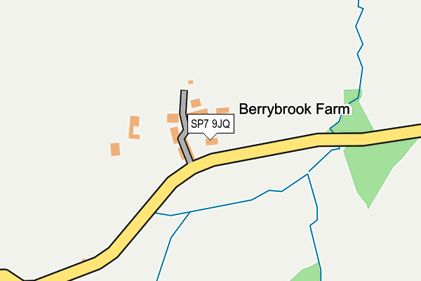 SP7 9JQ map - OS OpenMap – Local (Ordnance Survey)