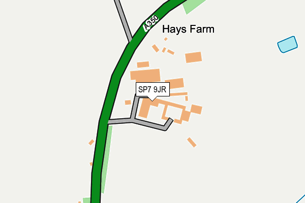 SP7 9JR map - OS OpenMap – Local (Ordnance Survey)