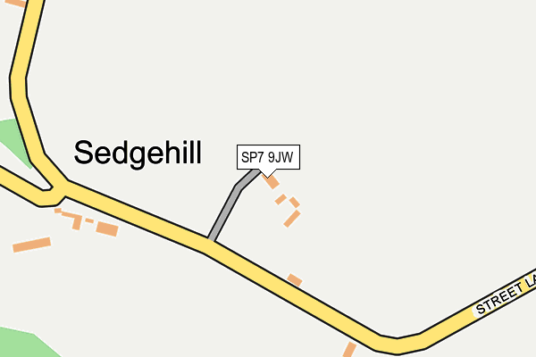 SP7 9JW map - OS OpenMap – Local (Ordnance Survey)