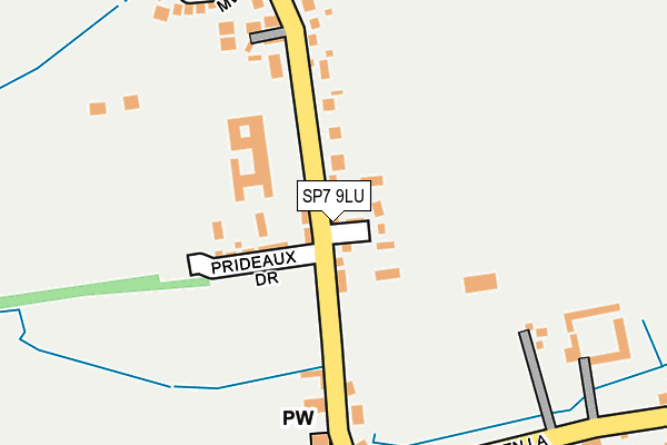 SP7 9LU map - OS OpenMap – Local (Ordnance Survey)