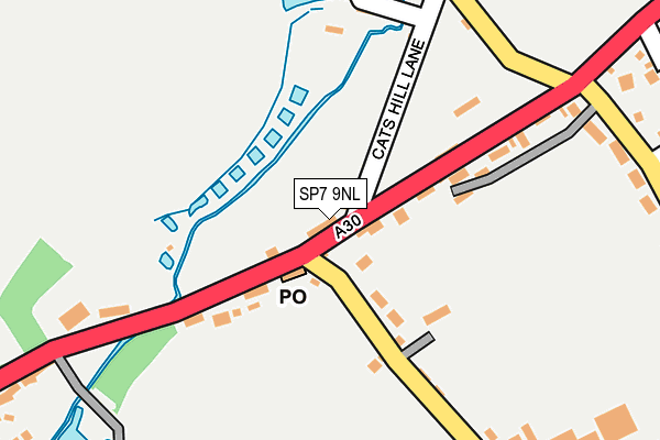 SP7 9NL map - OS OpenMap – Local (Ordnance Survey)