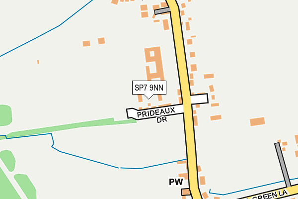 SP7 9NN map - OS OpenMap – Local (Ordnance Survey)