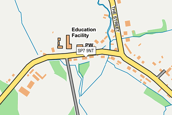 SP7 9NT map - OS OpenMap – Local (Ordnance Survey)